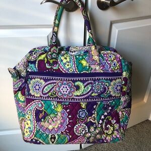 Vera Bradley Multicolor Paisley Travel Bag